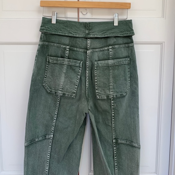 Ulla Johnson Green Kingston Cargo Jean, size 4 - Picture 9 of 16